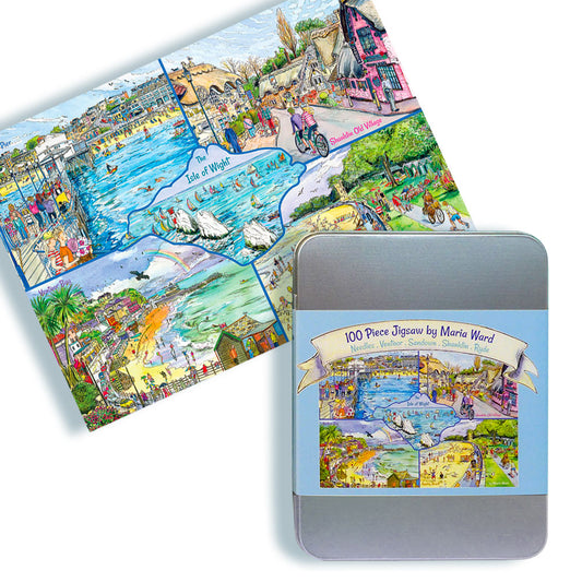 405 - A Seaside Island - 100 piece Jigsaw in a tin