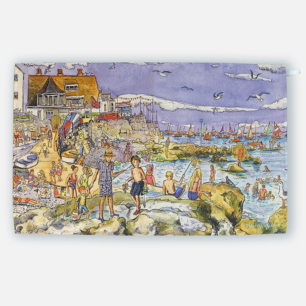 409 - Seaview - tea towel