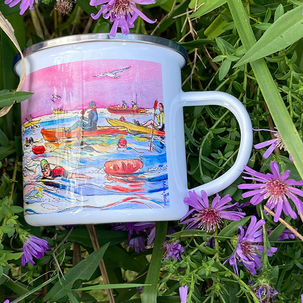 Enamel Mug - 448 Solent swimmers