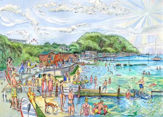 454 - Splashing around at Colwell BayColwell Bay