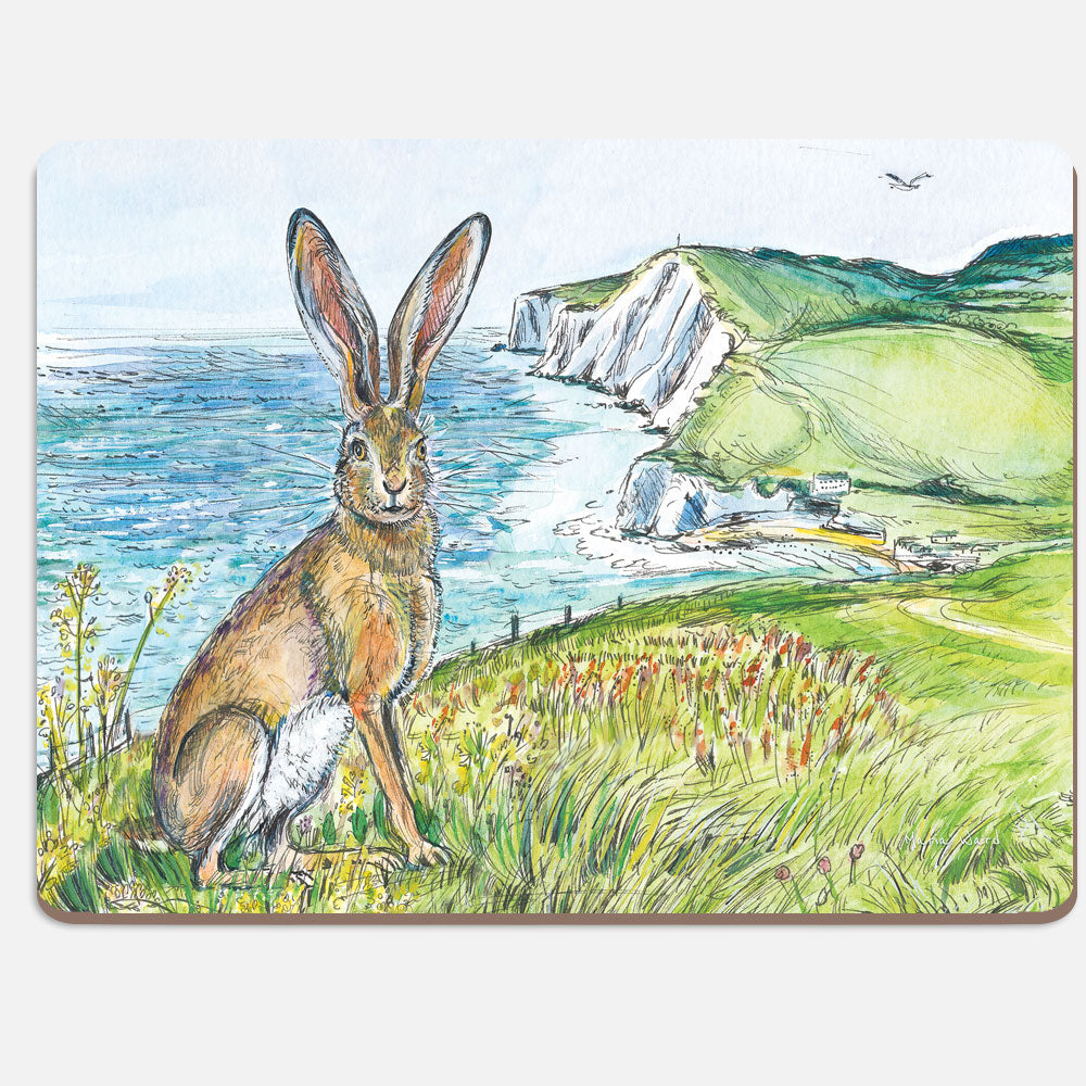 458 Tennyson's Hare - single Placemat