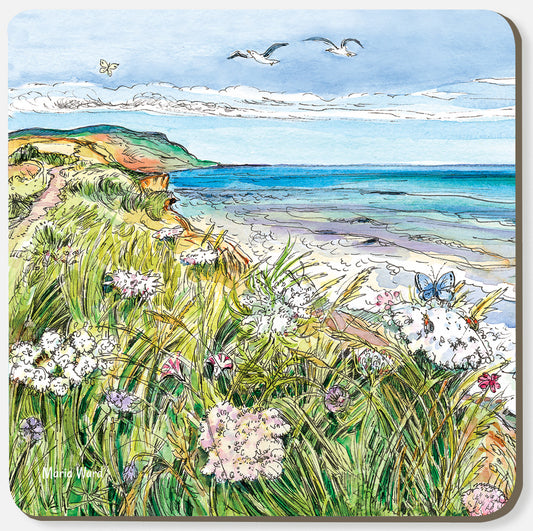 459 - Isle of Wight coastal path at Brighstone - Coaster