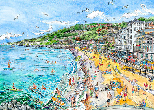 466 - Summertime on Ventnor Beach