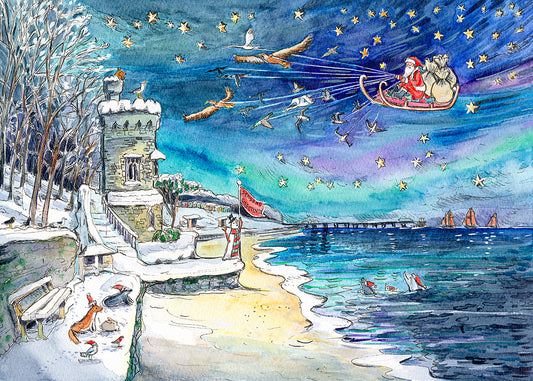 479 - Santa at Appley - giclée print