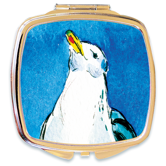 4 Stylish Seagull - Compact Mirror