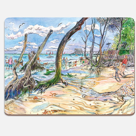 508 Ducie Beach bembridge - Single Placemat