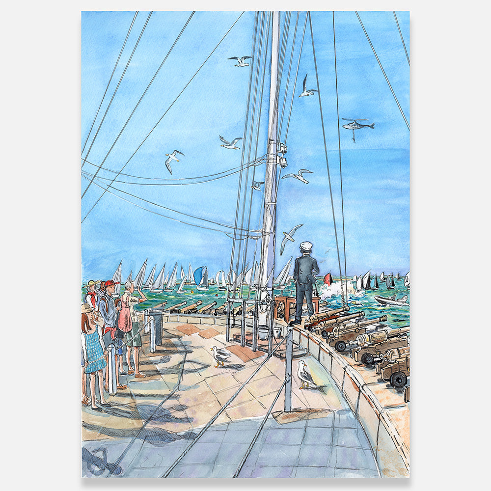 513 The Foreman waits at the RYS - Giclée Print