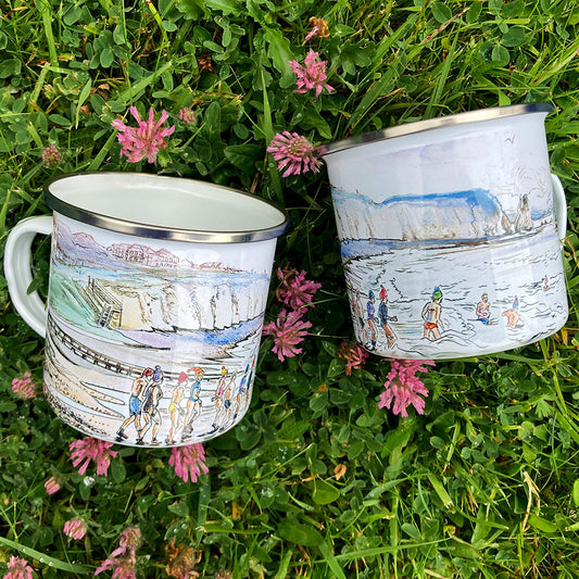 Enamel Mug - 526 Freshwater Bay swimmers