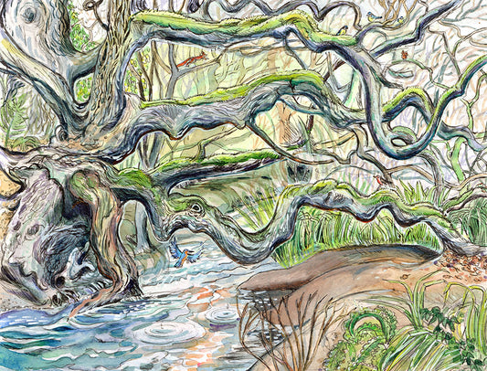 539 Dragon Tree Brighstone - Original Painting