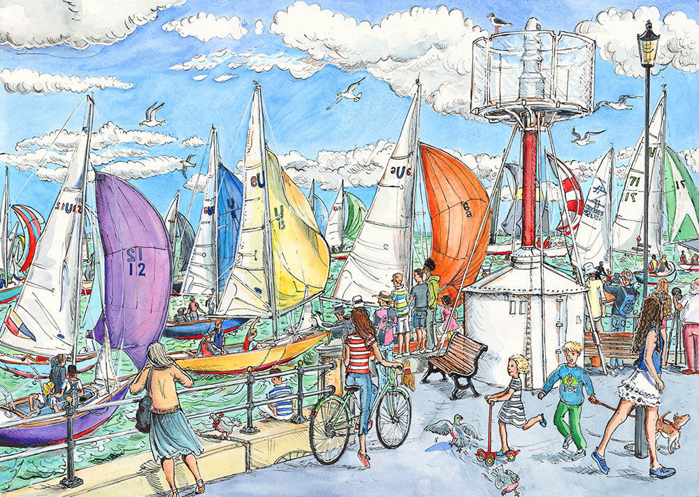 540 - Mermaids off Egypt Point - Cowes Week