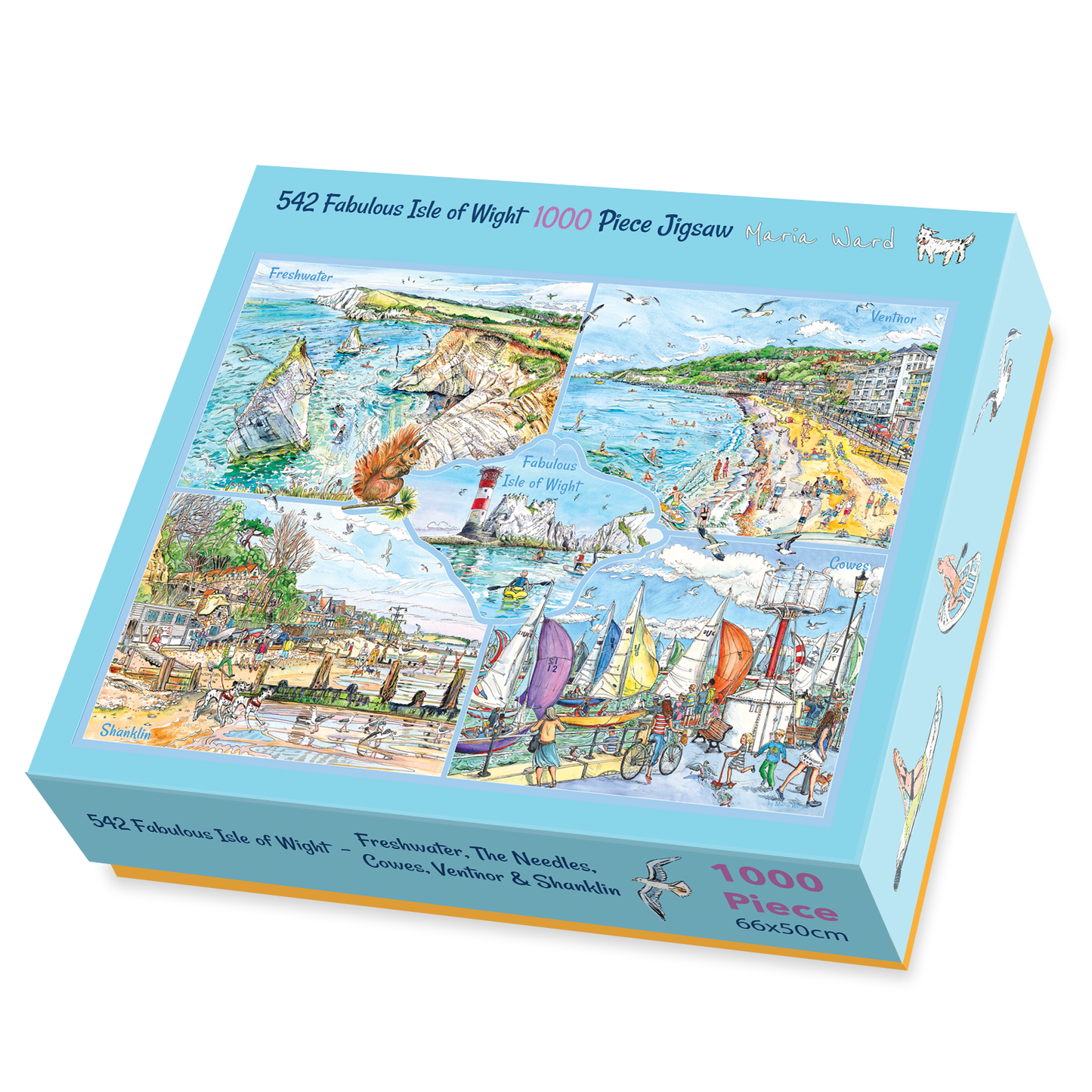 542 - Fabulous Wight - 1000 piece Jigsaw