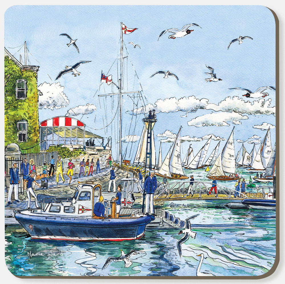 396 Royal Yacht Squadron Cowes - Coaster image 0