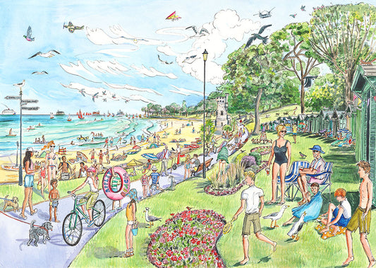 549 Appley Beach Sunshine - original painting
