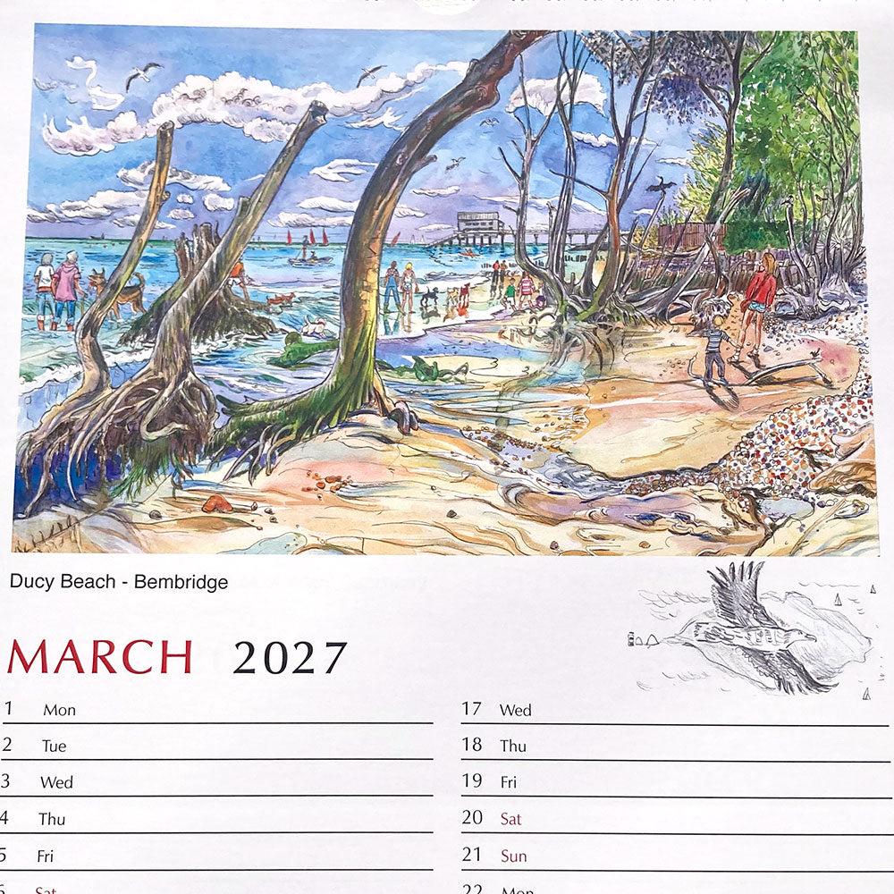 2027 Calendar - Wall A4