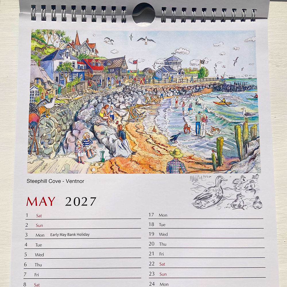 2027 Calendar - Wall A4