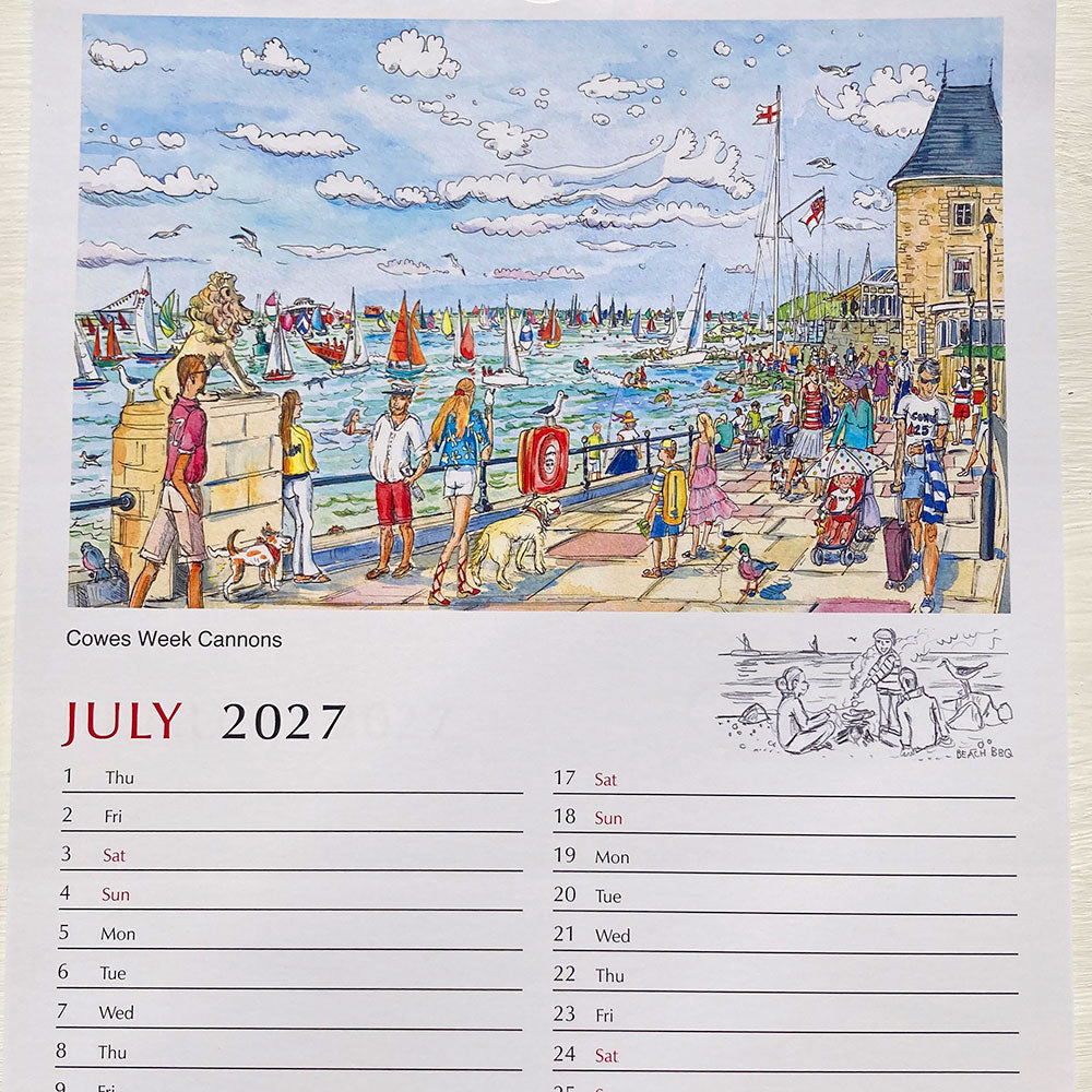 2027 Calendar - Wall A4