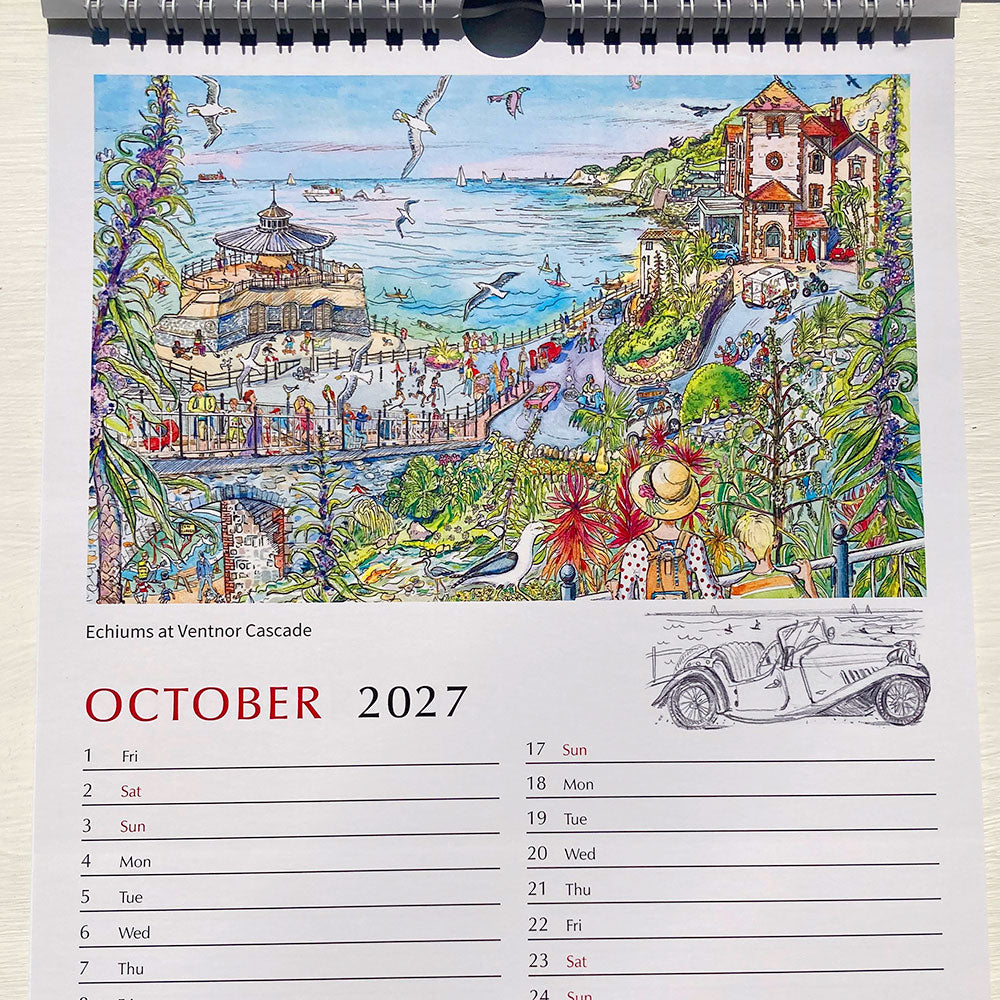2027 Calendar - Wall A4
