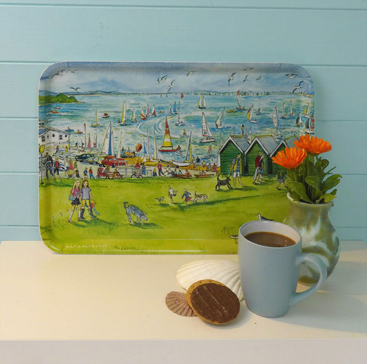 336 Gurnard Green - Melamine Tray
