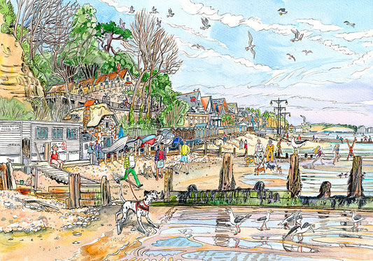 527 - A seagull stand-off at Shanklin