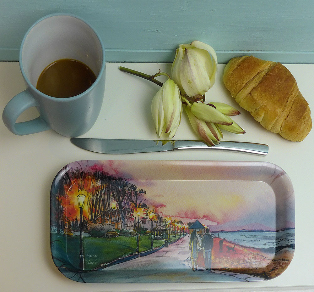 361 Cowes sunset Small Tray