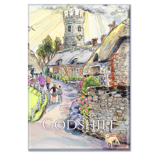 296 Godshill - Fridge Magnet