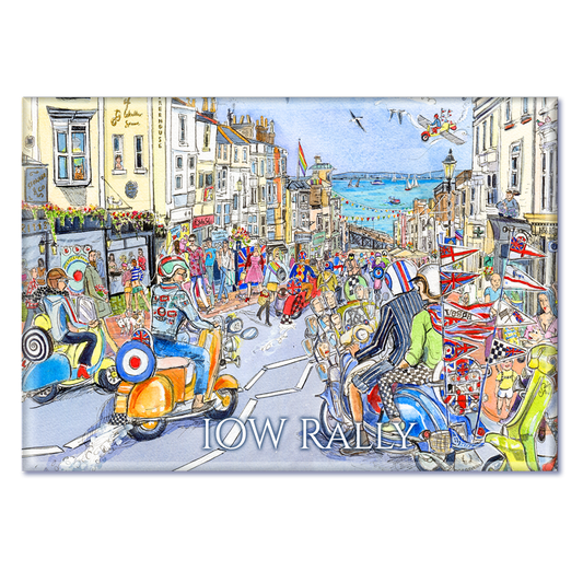 377- Scooter Union - Fridge Magnet