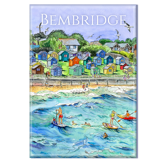 392 Bembridge - Fridge Magnet 79 x 54mm