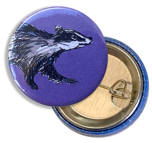 Pin Badge 24mm - Badger