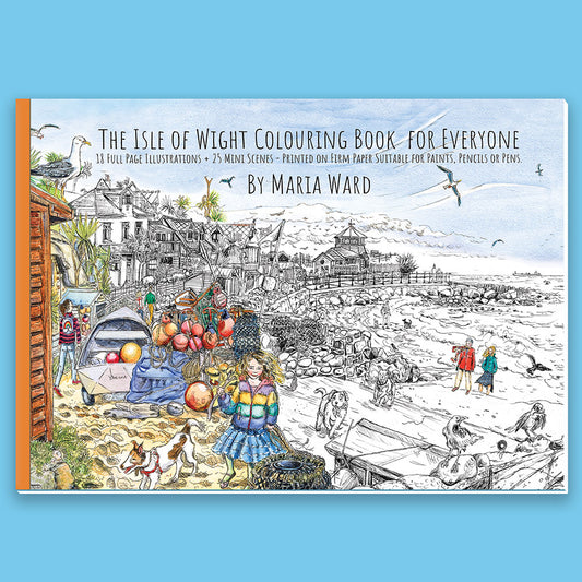 The Isle of Wight Colouring Book for everyone by Maria Ward