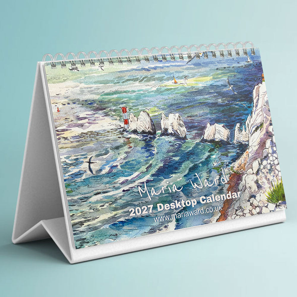 2027 Desktop Calendar A5 Landscape format
