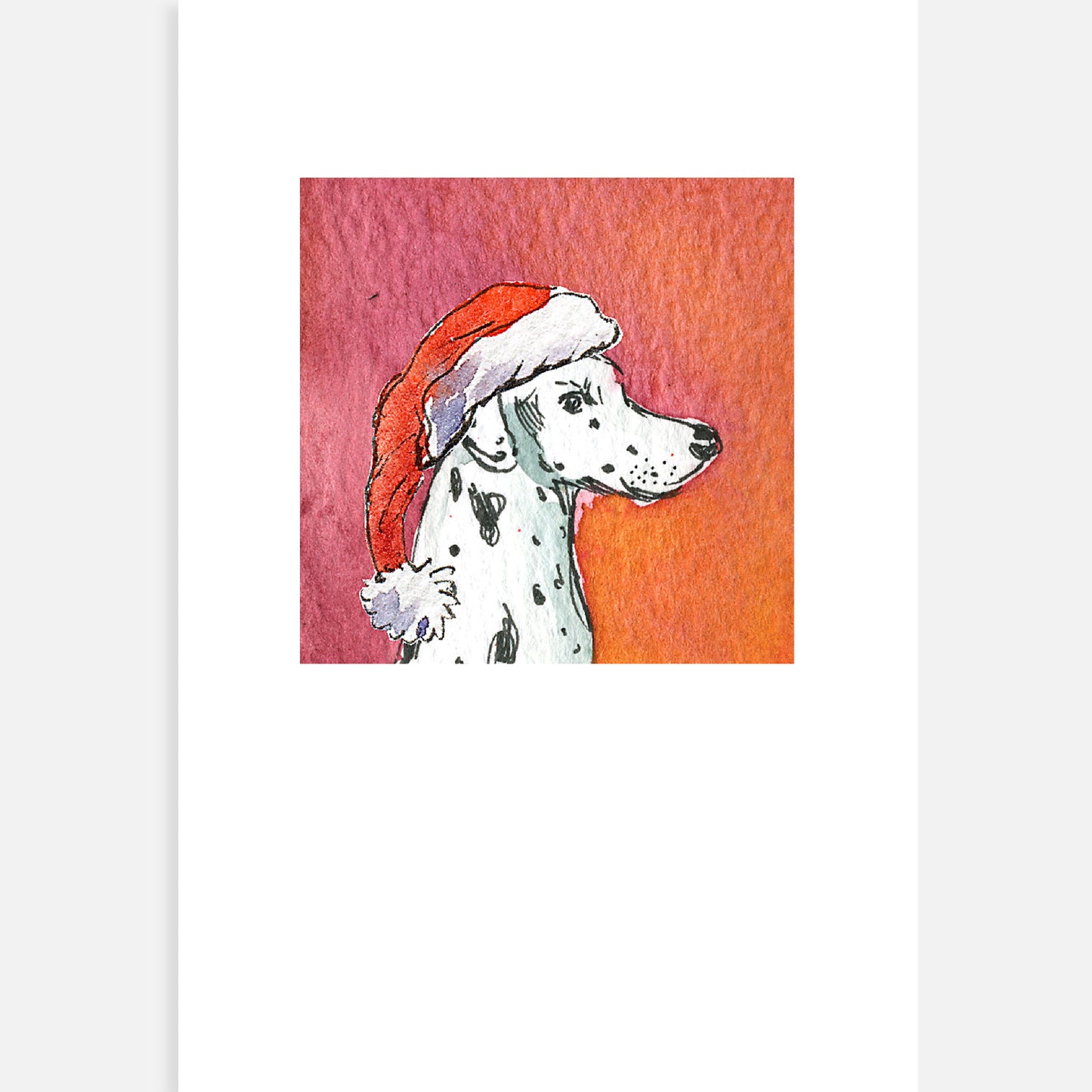 Card - Christmas Dalmatian