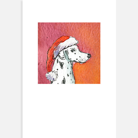 Card - Christmas Dalmatian