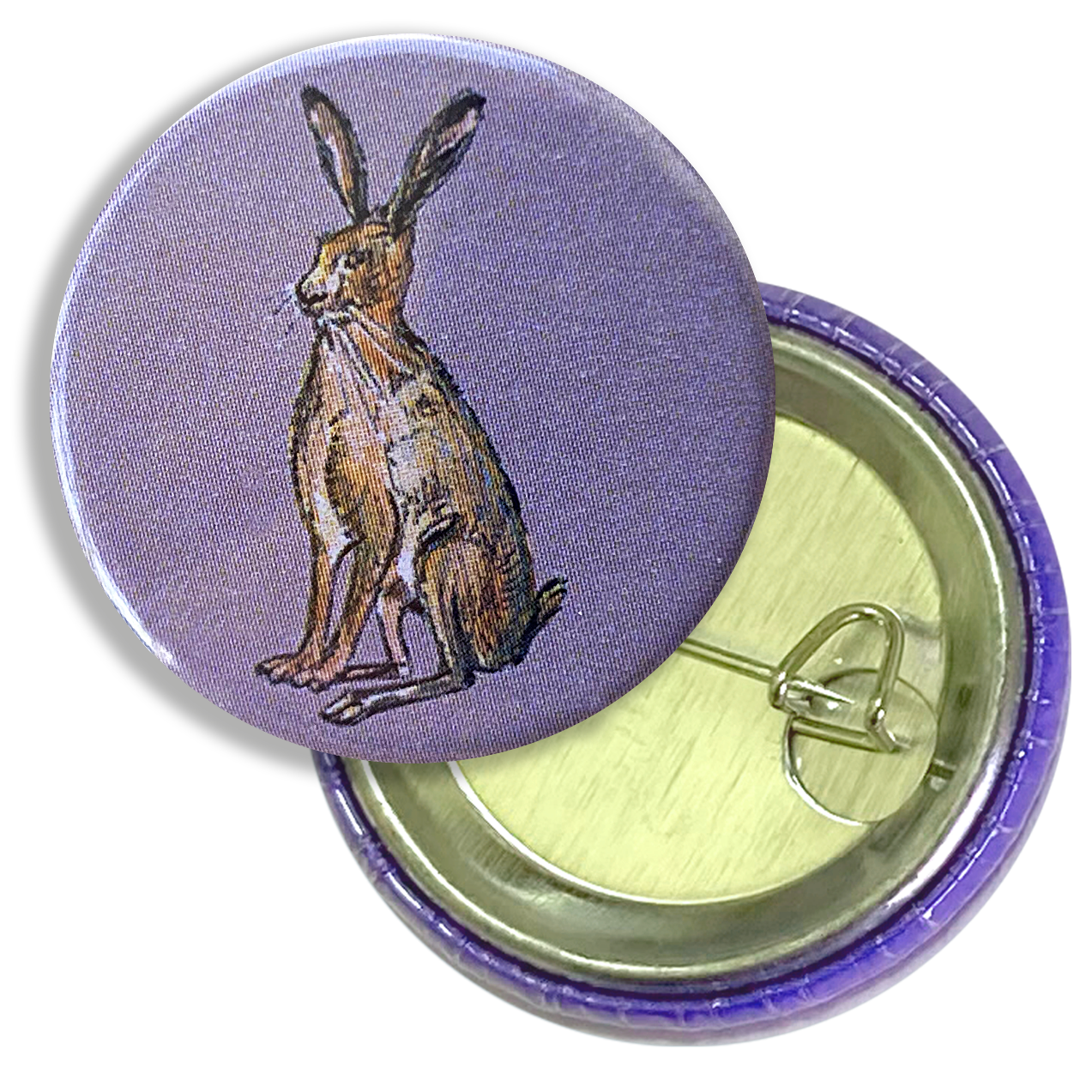 Pin Badge 24mm - Hare