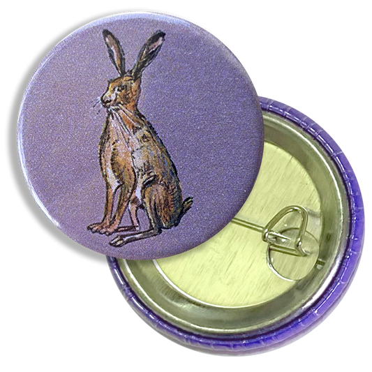 Pin Badge 24mm - Hare