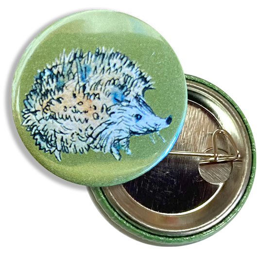 Pin Badge 24mm - Hedgehog