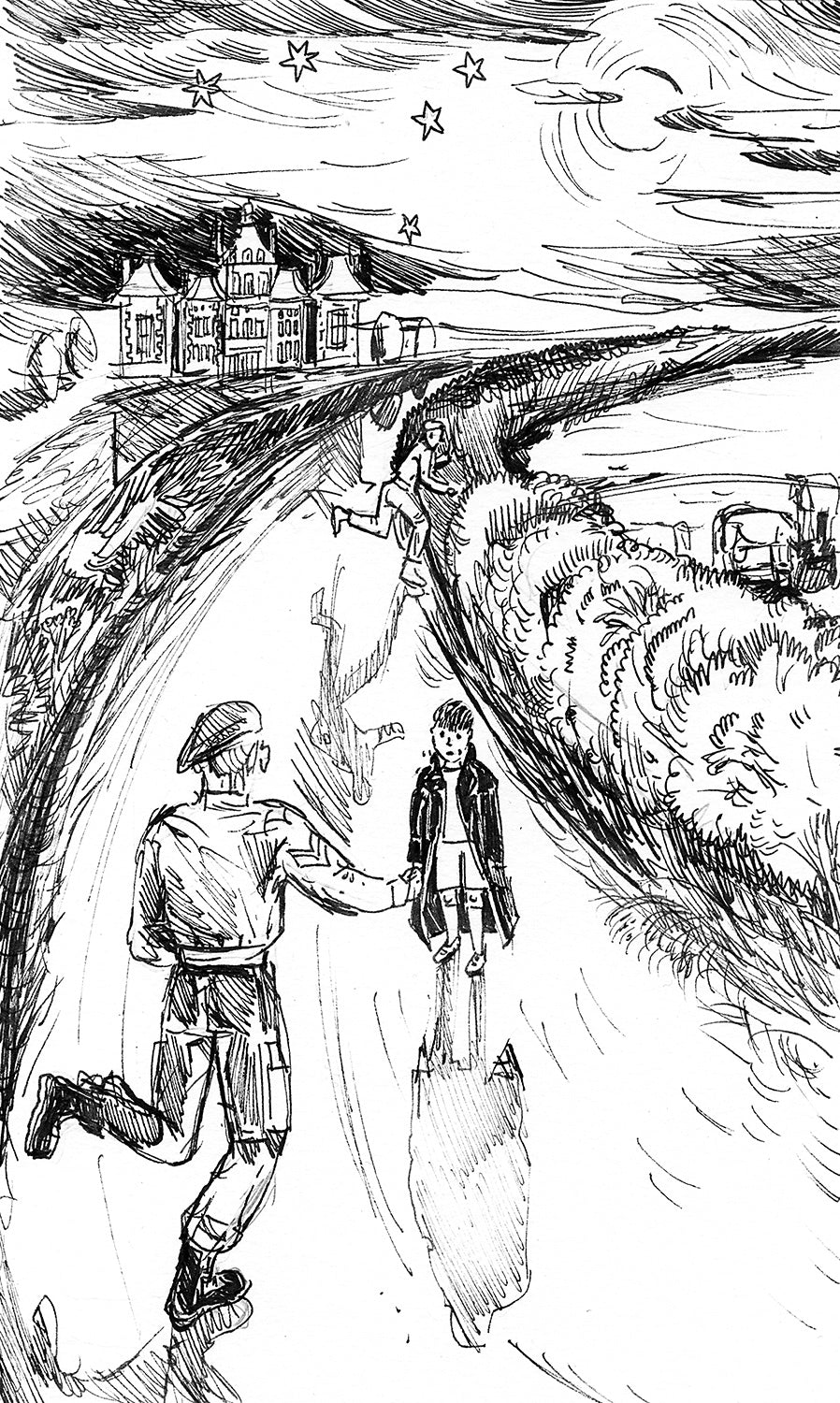 Sparkles in a Navy Blue Sky - Jo Cooper