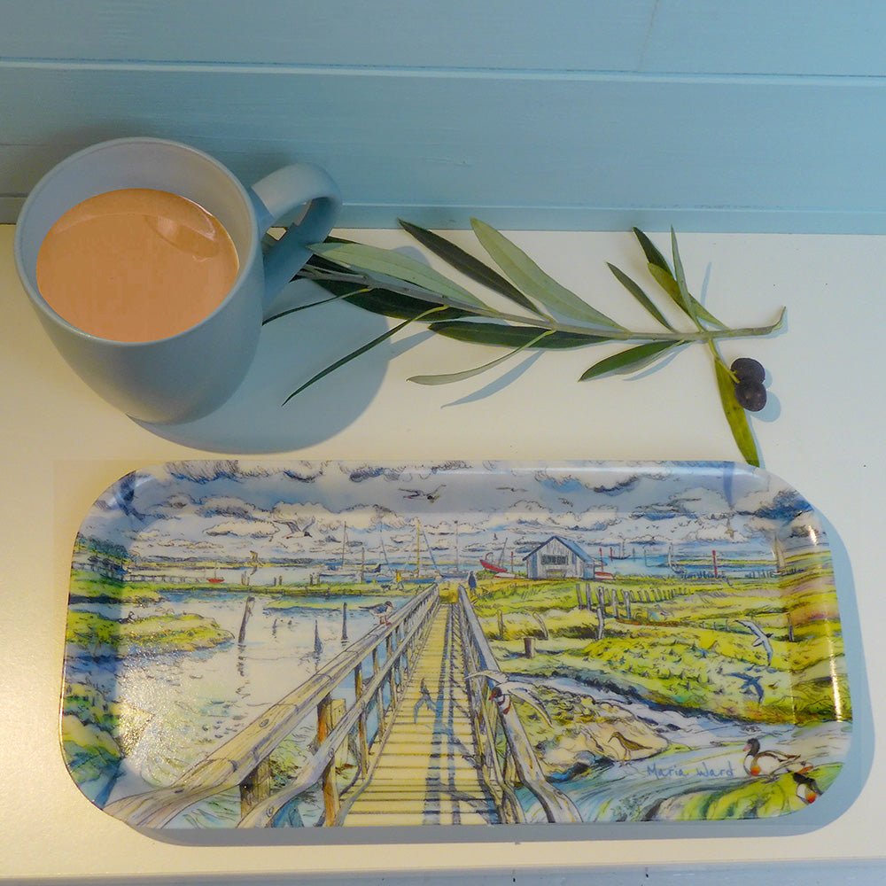 210 - Newtown - Small melamine tray 28x13cm