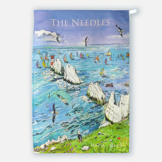 274 – The Needles titled – Tea towel