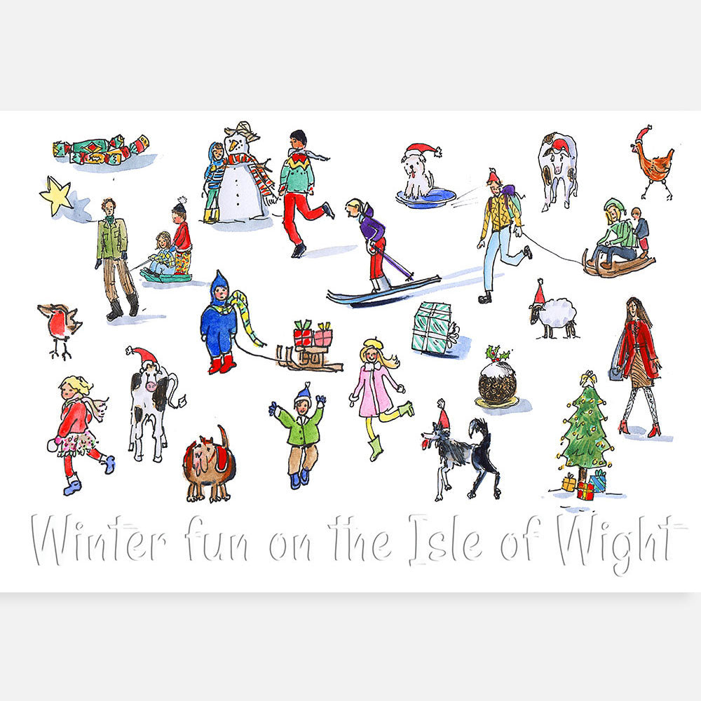 Card - Wight winter fun