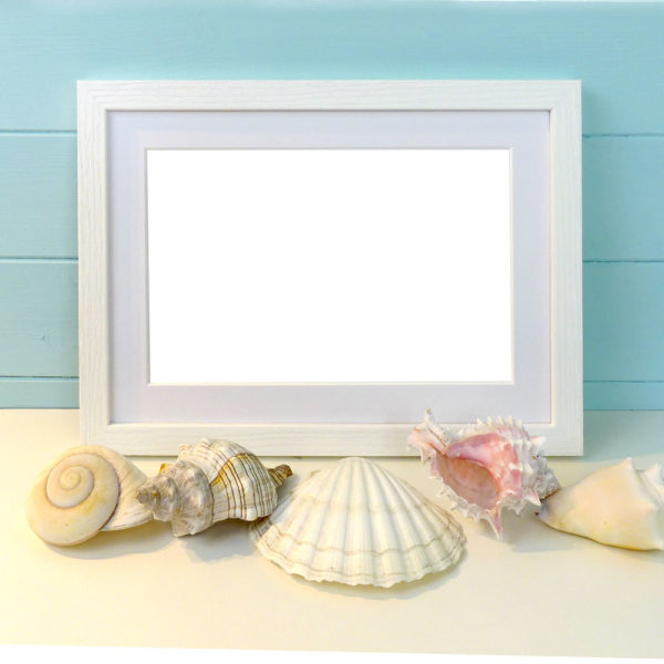 White picture frame