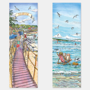 Bookmark design featuring seagrove bay